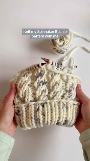 Knit my Spinnaker Beanie pattern with me! | Knitting Tutorial