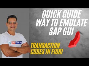 Guia rápido para utilizar transações do SAPGUI no FIORI