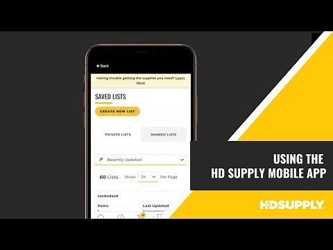 HD Supply Solutions™ Mobile App | HD Supply
