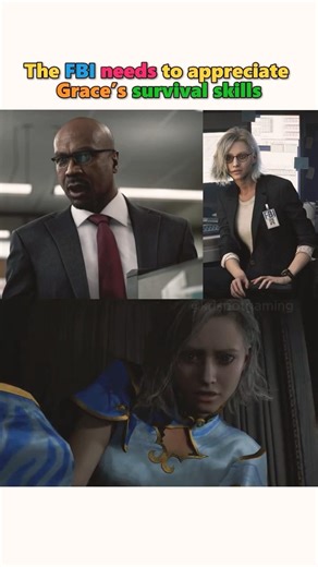 Grace using 200 IQ survival skills in RE9🔥#residentevil #residentevilrequiem #gaming #ps5 #capcom