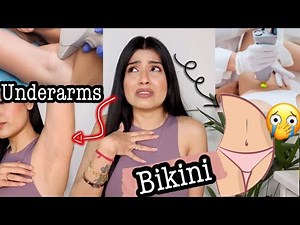 LASER HAIR REMOVAL BIKINI AREA + UNDERARMS | Underarm Laser Hair Removal | How To Remove Bikini Hair