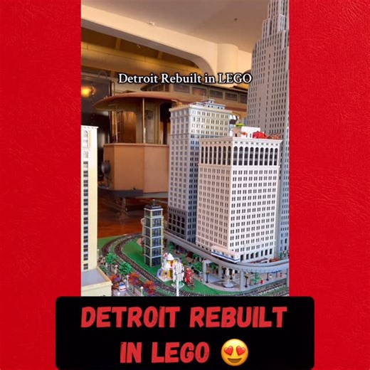 Detroit #1 Platform For Entertainment & Promotion on Instagram: "“Detroit rebuilt in Lego? 😍 That sounds amazing! Imagining the iconic skyline and vibrant neighborhoods transformed into colorful bricks. What structures would you want to see in this Lego version? 🏙️🌈 #Detroit #LegoArt TikTok:from.taylorb"