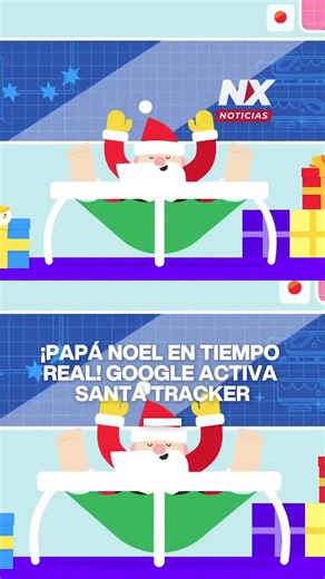 ¡Papá Noel en tiempo real! Google activa Santa Tracker Google habilitó Santa Tracker, una plataforma gratuita que combina juegos interactivos, contenidos navideños y el seguimiento en tiempo real del recorrido de Papá Noel durante la Nochebuena. Disponible en santatracker.google.com, el sitio ofrece una aldea navideña virtual con actividades lúdicas y datos curiosos sobre la Navidad. A partir del 24 de diciembre, la plataforma muestra el trayecto de Santa Claus por el mundo, adaptado a los disti