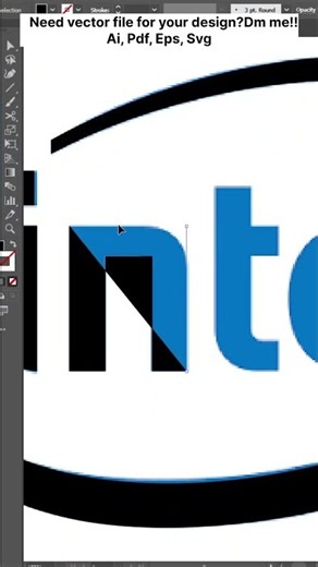 How to create scalable vector format for logo? #logo #vectorconversion #vectorillustrator #vectorise