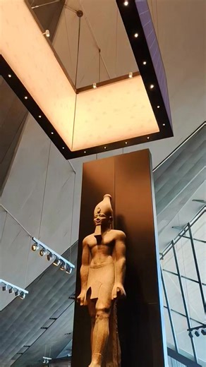 King Senwosret I, one of Egypt’s great Middle Kingdom rulers, Each angle reveals new details of royal power and divine grace — preserved at the as Grand Egyptian Museum #SenwosretI #MiddleKingdom #GrandEgyptianMuseum #AncientEgypt #Pharaoh | Ashraf El Bardisy