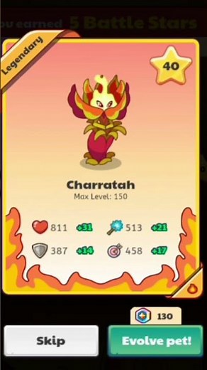 Evolving Blazerose into Charratah in Prodigy! #prodigymathgame #gaming #shorts