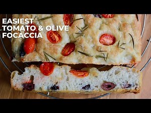 Easy, AMAZING no knead FOCACCIA Bread that anyone can make