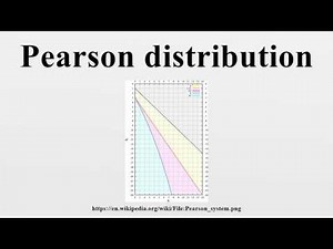 Pearson distribution