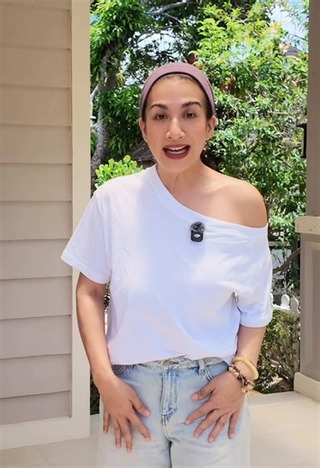 Off-Shoulder Cotton T-Shirt for Women