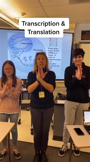 TRANSCRIPTION ✍🏼 & TRANSLATION 🗣 #protein synthesis #apbio #hbio #biology #e2 #tiktokteacher #school #science #helpful #fyp #foryoupage