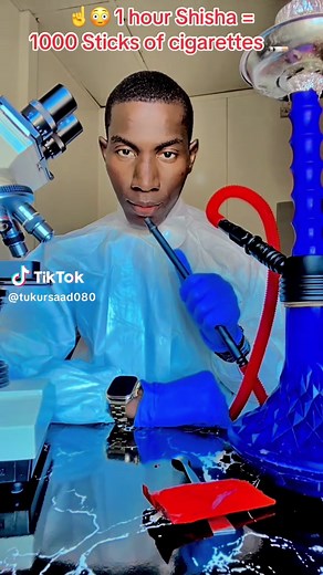 How shisha ( Hookah or waterpipe ) look like under microscope ⚠️😳👉🏽🚭 smoking shisha is greater than cigarette 🚬 because it carries a cardiovascular risk leading to a significant acute increase in blood pressure, heart rate and CO levels, and cancer to all organs of the body. It may also contribute to an increased risk of coronary artery disease development. 😳👉🏽Shisha usually contains harmful chemicals. Sometimes, they are the same chemicals used in cigarette tobacco which is harmful. Lik