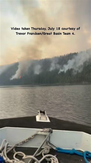 8.3K views · 55 reactions | Custer County Marine Deputy John Haugh shuttles helitack crews across Redfish Lake to access the Bench Lake Fire on Thursday, July 18. The fire was 2,037 acres and 8% contained as of Friday afternoon, Great Basin Team 4 reported. Video courtesy of Trevor Frandsen/Great Basin Team 4. | Idaho Mountain Express | Facebook