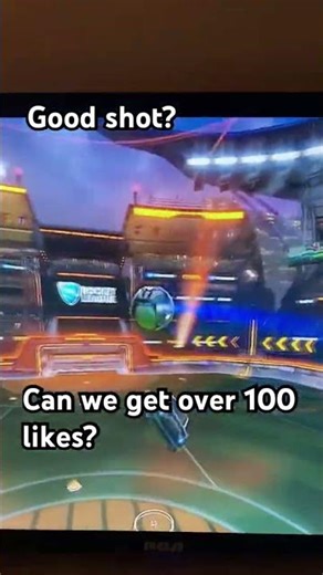 Insane shot on a ssl training pack…. # #rocketleague #clip #fypシ