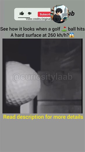 golf ⛳ ball at 260km/h #shorts