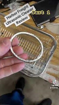 Harbor Freight Ultrasonic Cleaner Review #harborfreight #ultrasoniccleaner #review #jewelry #tools