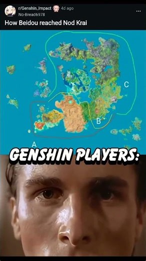 How Biedou Reached Nod-Krai?! #genshinimpact #genshinshorts #genshinimpactmemes
