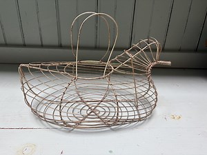 Antique Chicken or Duck Egg Gathering Basket - Etsy