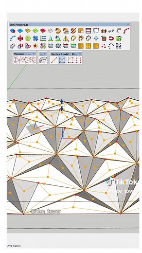 Exploring Voronoi and Vertex Tools in SketchUp