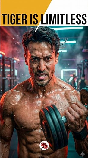 Tiger Shroff’s INSANE Chest Workout | 60KG Dumbbell Press! 😱 #shorts Blockbuster Battels
