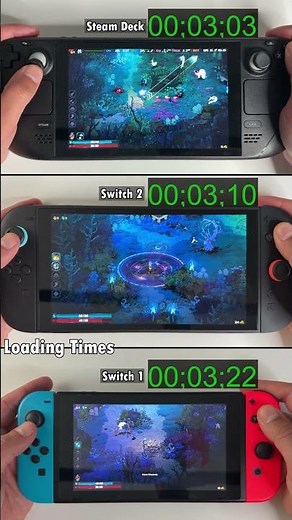 Nintendo Switch 1 vs. Switch 2 vs. Steam Deck Loading Times on Hades II