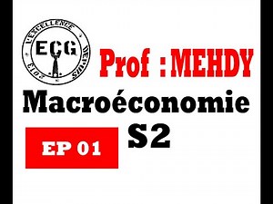 PROF MEHDY : Macroéconomie S2 Darija "consommation-Epargne" #EP01