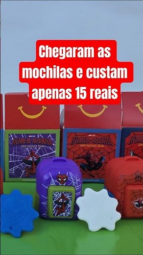 The Best McDonald's Collection only costs R$15?! (Spider-Man) 😱 #fyp #mcdonalds #happymeal