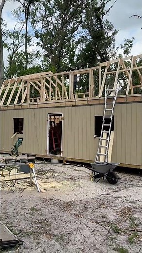 16x36 Two Story Barn Shed Build | Custom Shed in Florida