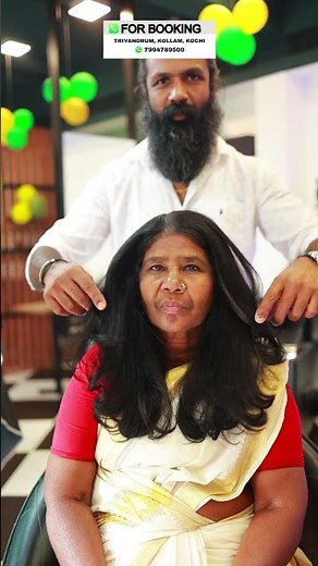 💖Her first haircut — by her son.✨️