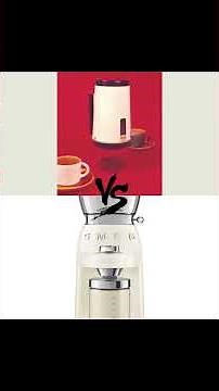 Technivorm Moccamaster KM5 Burr Coffee VS Smeg 50's Retro Style Aesthetic Coffee Grinder, CGF01