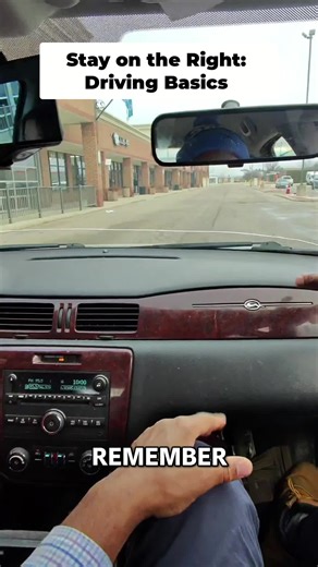 Gotta be on the right! Good steering is key, hand over hand. Remember: stay on the right! #DrivingTips #DrivingSchool #LearnToDrive #DriverEd