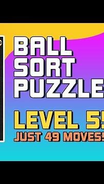 Ball Sort Puzzle Level 551 Walkthrough [49 Moves!]