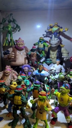 Teenage Mutant Ninja turtles toys collection #tmnt #tmnttoys #actionfigures #collectibles