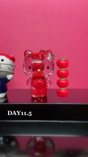 キティちゃんのリンゴ5個分アート作品