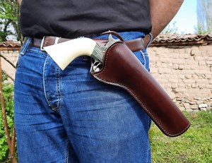Leather Holster for Remington Model 1858/1875 Single Action Army Custom Style (made to Order) - Etsy