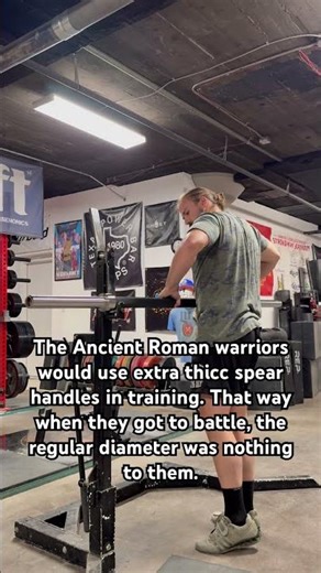 Time to get strong with the Texas Axle Bar! #massenomics #barbell #ancientrome #gymequipment #gym