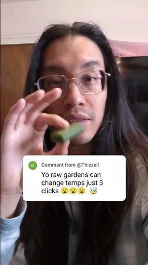 Changing temps on the raw garden disposable