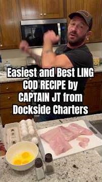 Easiest and Best LING COD RECIPE! #lingcod #fishing #seafood #food #pnw