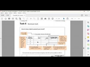 How to draw a table
