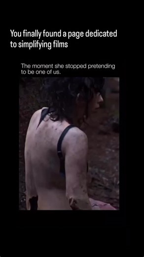 Simplifying Films 🎬 on Instagram: "Under the Skin (2013) After escaping into the woods, the alien begins to shed her disguise, pulling the human skin from her body and holding the face she’s worn, its eyes staring back with nothing behind them. Snow drifts around her as she studies what she’s been living inside. Jonathan Glazer lets the moment play in near silence, trusting the image to speak for itself. It’s the first time the alien sees what she’s become, and the first time we see her as some