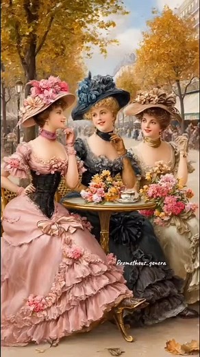 Royal Model on Instagram: "Historical oil paintings by famous painters a extremely beautiful women, brought to life in all dimensions, in vast frameless spaces, defined by ai . .woman on the bicycle. . .@PrOmeTheuS GenerationAI . . . @Kling Al #klingai #aiart #instaai #romantic #victorianart #aiofinstagram #victorianfashion #paris #nostalgic #retheus_gener #oilpainting #prometheus_genera #vintagefashion #oilpainting #aiart #ai #classicpainting #pintingart #victorianstyle #prometheus_genera #mode