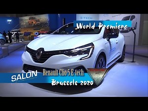 2020 Renault Clio E-Tech Hybrid Interior Exterior Walkaround Brussels Motor Show 2020