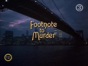 Gyilkos sorok S1E18 Lábjegyzet egy gyilkossághoz