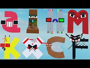 FIND the ALPHABET LORE MORPHS *How To Get ALL 54 NEW Morphs and Badges* Roblox