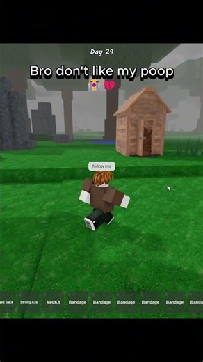 Bro don't like my poop 😭🙏🏼 #roblox #shorts #robloxmemes