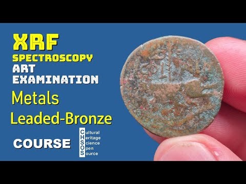 XRF Spectroscopy for Art Examination leaded bronze