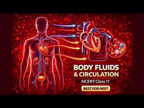 Body Fluids and Circulation | 3d Animated | NCERT Class 11 | Biology | Blood, Heart & Cardiac Cycle