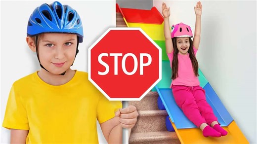 Stair Slide Adventure Safety and Sharing