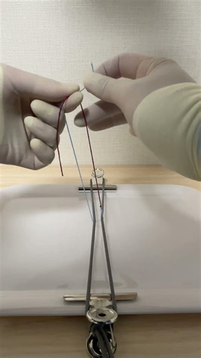 ［Do you know? ］ Surgical knot tying ４（ Surgeon's knot / Instrument tie ）