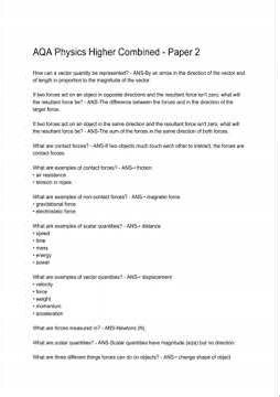 AQA GCSE Combined Science Physics Paper 2 Higher Tier Ultimate Qa Study Guide 2025 2026