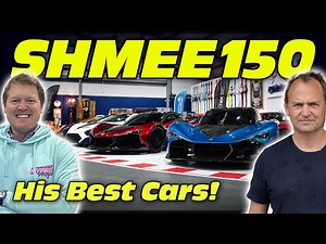 Exploring Shmee150's CRAZY Car Collection! | Ben Collins ex Stig